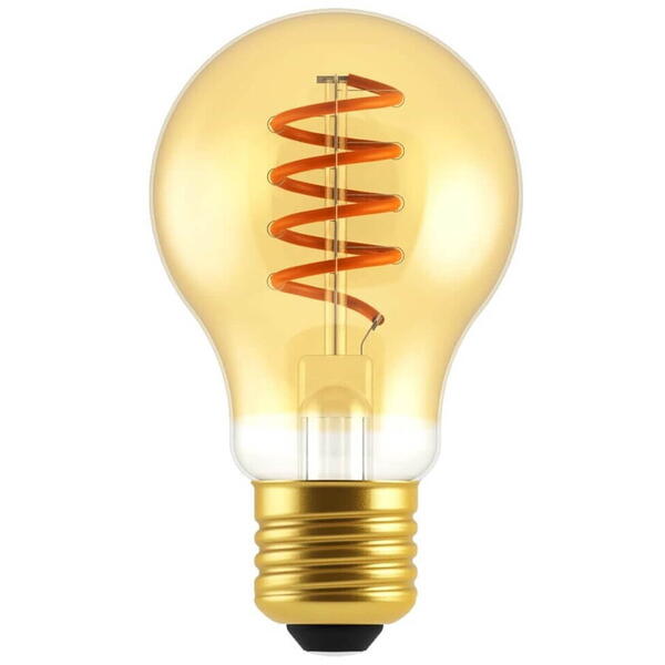 Bec filament led e27 a60 4w 280lm 2000k amber 240v 1999 Rabalux