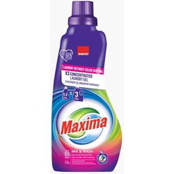 Detergent lichid Sano maxima power gel mix wash 2x concentrat 60 spalari 1.5l