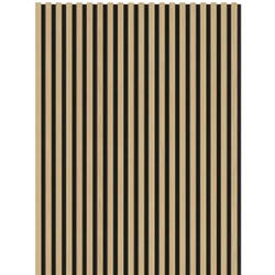 Profiline Panou acustic cu riflaj mdf 600x600x21 mm pin