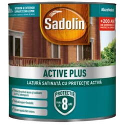 Lazura satinata nuc active plus wb 0.75l Sadolin