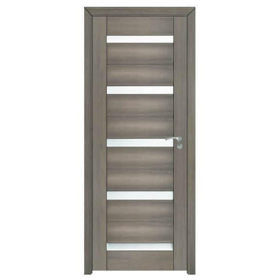 BestImp Usa interior lemn cu geam G1-88-g gri stanga/dreapta 203 x 88 cm