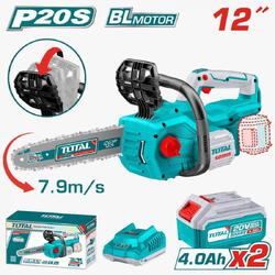 Drujba electrica pe acumulator lama 12 li-ion 20v (industrial) cu acumulator (2 acumulatori 4ah inclusi si incarcator) TGSLI201286 Total