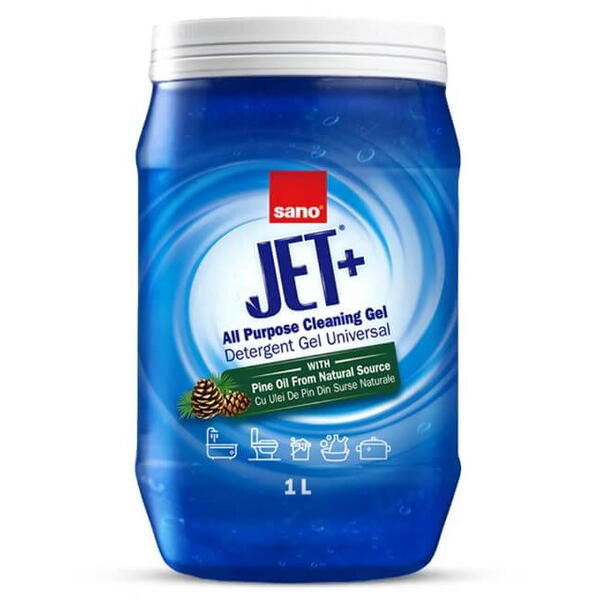 Detergent gel universal ulei de pin 1l Sano Jet