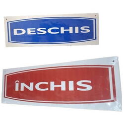 Protek Pictograma indicator inchis/deschis 10x30cm 803204