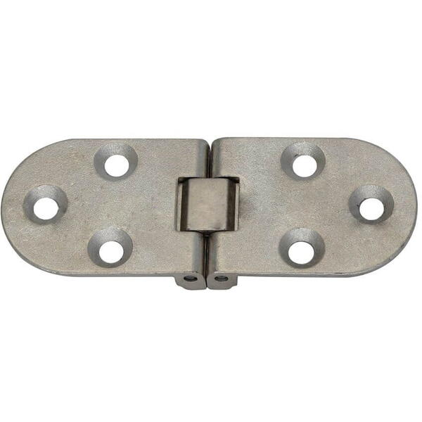 Balama semiingropata pentru masa l-30mm s-80mm g-2.0mm nichelat 4222424