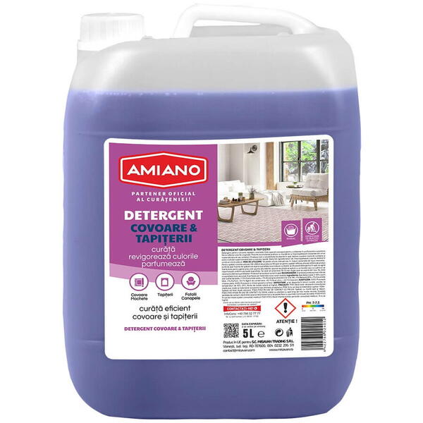 Detergent covoare & tapiterii 5l amiano Misavan