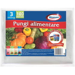 Pungi alimentare 3kg 100/set 1303 Misavan