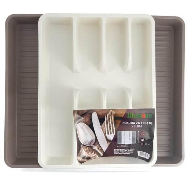 Organizator tacamuri pentru sertar 38x29/50 cm - extensibil 856MK