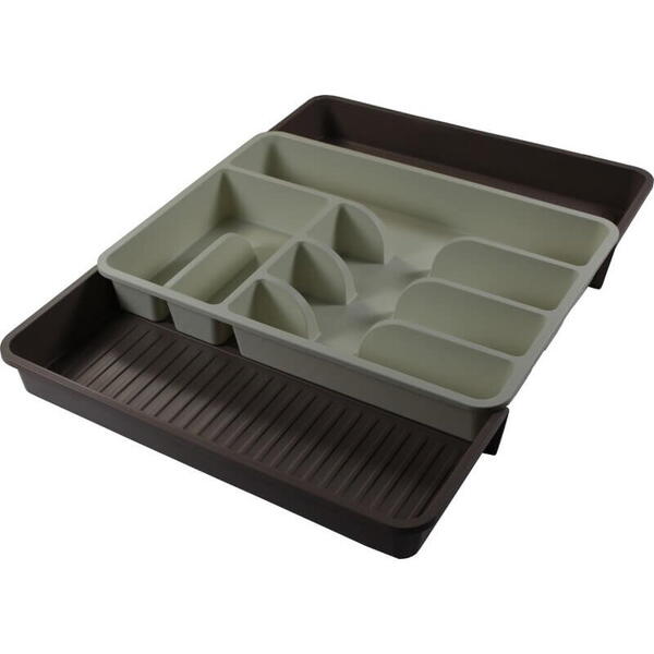 Organizator tacamuri pentru sertar 38x29/50 cm - extensibil 856MK