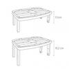 Deco Bella Raft organizare - reglabil 31x22x1.9 cm 50806