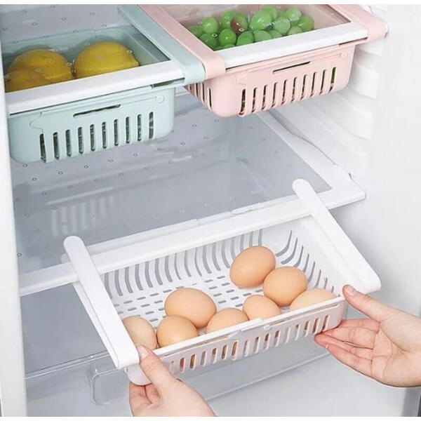 Organizator extensibil pentru frigider 20/28x15.5x6 cm 8125OR
