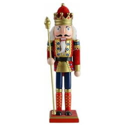 Figurina lemn spargatorul de nuci cu coroana 30cm AWNC30RK Artezan