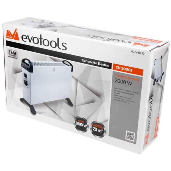 EVOTOOLS Convector electric 2000w 681850