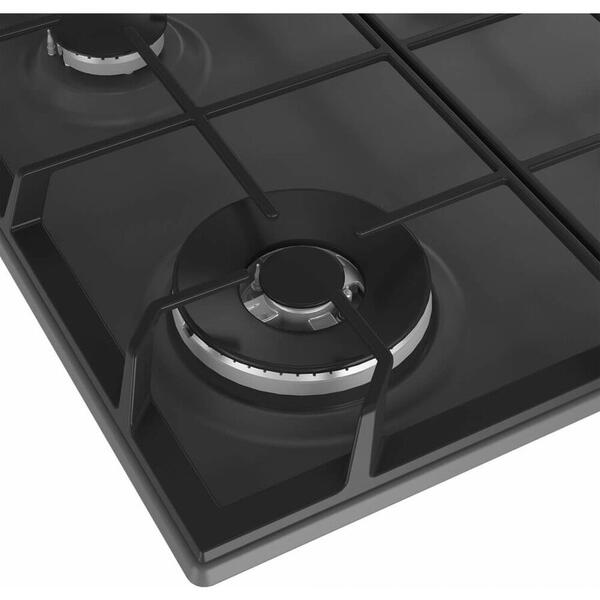 Plita incorporabila gaz 4 arzatoare 9kw antracit HIGG64125SAR Beko