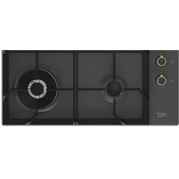 Plita incorporabila gaz 4 arzatoare 9kw antracit HIGG64125SAR Beko