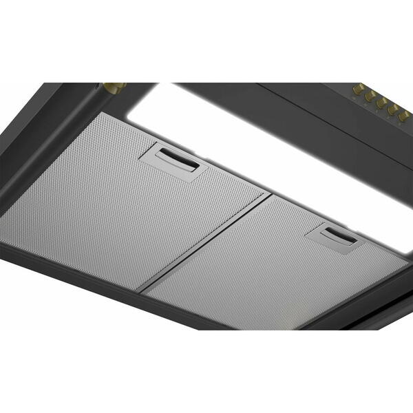 Hota decorativa 170w absorbtie 415m3/h 3 trepte antracit BHCP65422BBH Beko