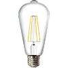 Bec led filament e27 8w st64 nw 4000k entac elfst64nw-8w