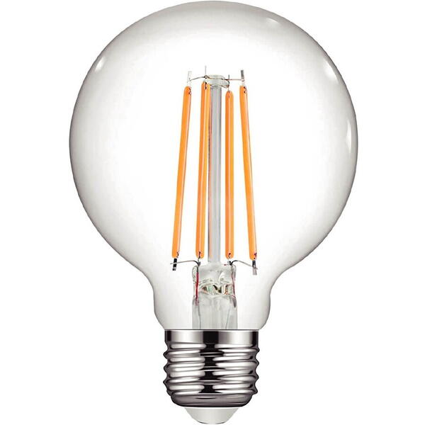 Bec led filament e27 8w g80 nw 4000k entac elfg80nw-8w