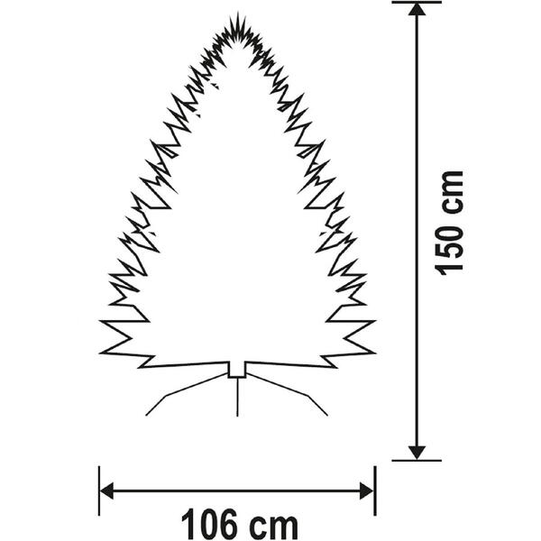 HOME Brad artificial h150 cm d106 cm KMF 4/150