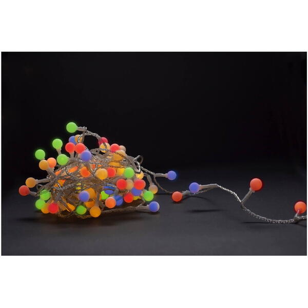 Entac Ghirlanda 120 led multicolor 9m decor bile 15mm ip44 ECL-PPB-120MC
