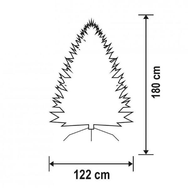 HOME Brad artificial h180 cm d122 cm KMF 4/180