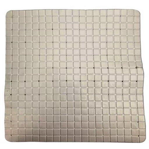 Frandis Covor antiderapant bej nisip pvc+fibra porumb 50x50 cm 195166