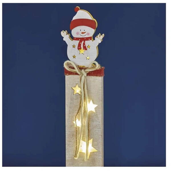 Lampa decorativa om de zapada led lemn 46cm cald DCWW12 Emos