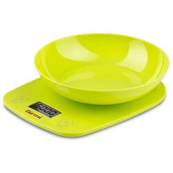 Cantar de bucatarie cu bol 5kg verde SCALE-KTC-PS01GN-GRM Girmi