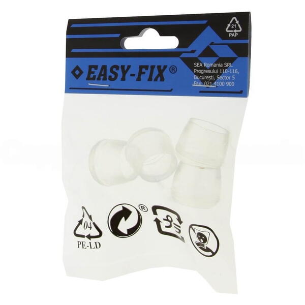 Easy-Fix Protectie picior scaun fi18 transparent - 4 buc/ set 21716