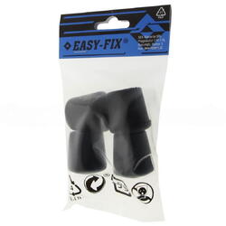 Easy-Fix Protectie picior scaun fi25 negru - 4 buc/ set 25611