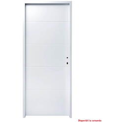 Usa lemn Cindrel alb toc reglabil 880x2050 stanga Eco Euro Doors