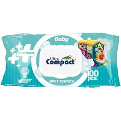 Servetele umede ecopack baby 100 buc WW174 Compact