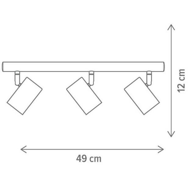 Spot aplicat zinnia pl3 3xgu10 3x8w KL163019 Klausen