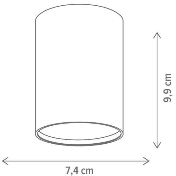 Spot led lina w 8w 4000k alb KL171006 Klausen