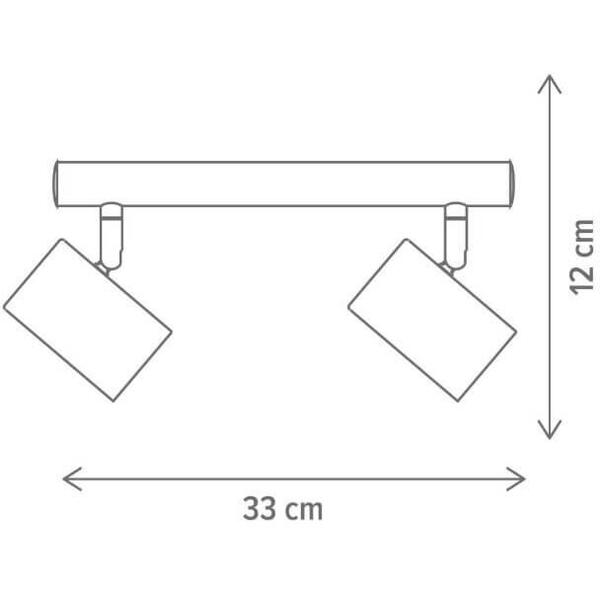 Spot aplicat zinnia ap2 2xgu10 2x8w KL162020 Klausen