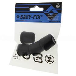 EasyFix Protectie picior scaun fi18 negru 4 buc/ set 25597