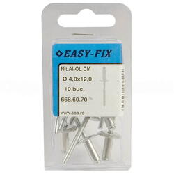 Nituri pop cap marit 16mm al/otel 4.8x12mm 10buc/blister 667.60.00 22929