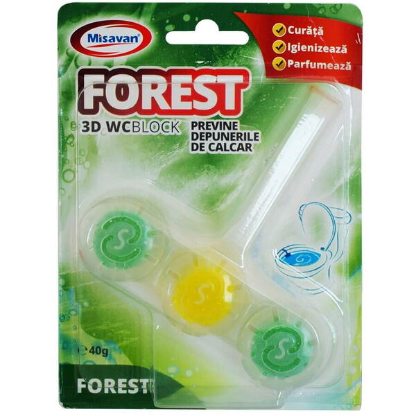 Odorizant wc forest 3d 40gr. 30994 Misavan