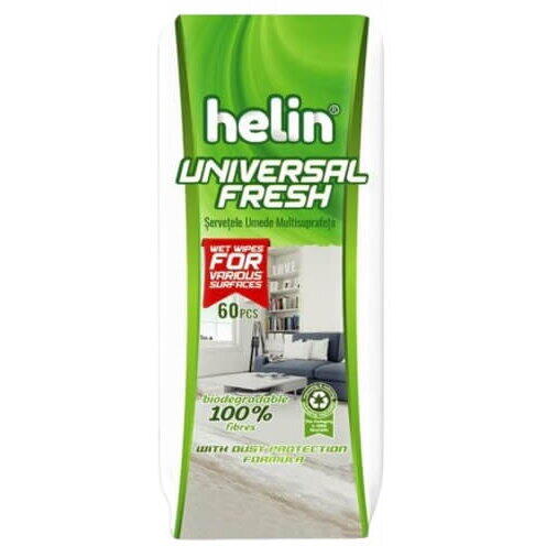 Helin Servetele umede universale biodegradabile 60 buc