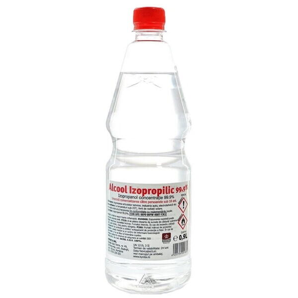 Alcool izopropilic concentratie 99.9% 0.9 l Kynita