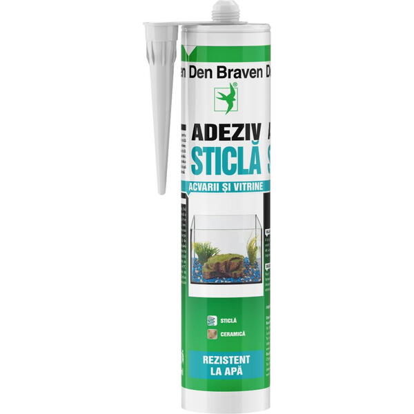 DEN BRAVEN Silicon aqua transparent 280ml Zwaluw