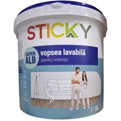 Vopsea lavabila interior 5l Sticky