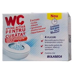 Spuma activa pentru curatare si igienizate wc 4 plicuri 55gr. 16310103